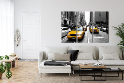 Ljuddämpande tavla - Taxis in New York