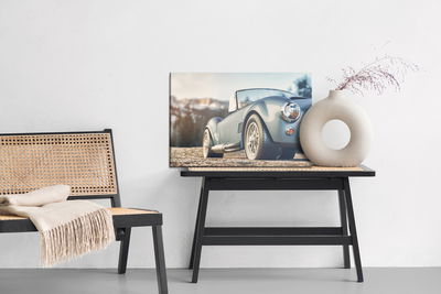 Ljuddämpande tavla - Classic car on a background
