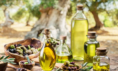 Ljuddämpande tavla - Oil bottles