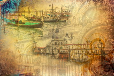 Ljuddämpande tavla - Venetian charms in vintage