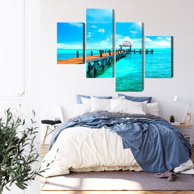 Ljuddämpande tavla - Sunny landscape