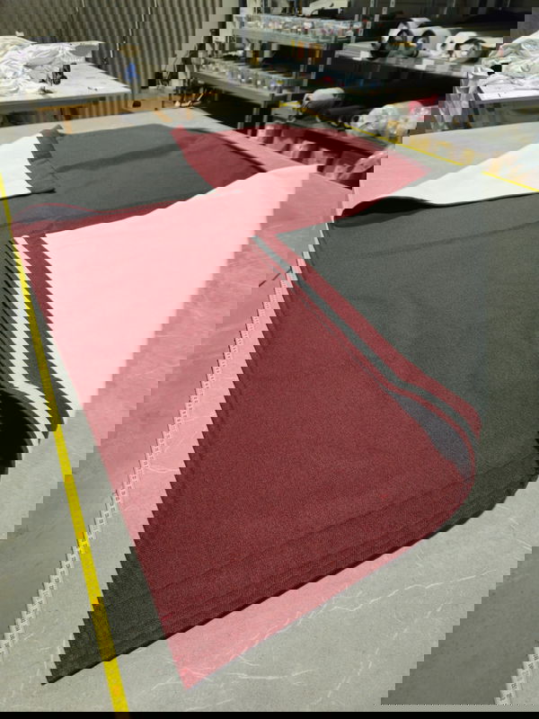 Acoustic Wall Textile - Andrahandssortering, röd