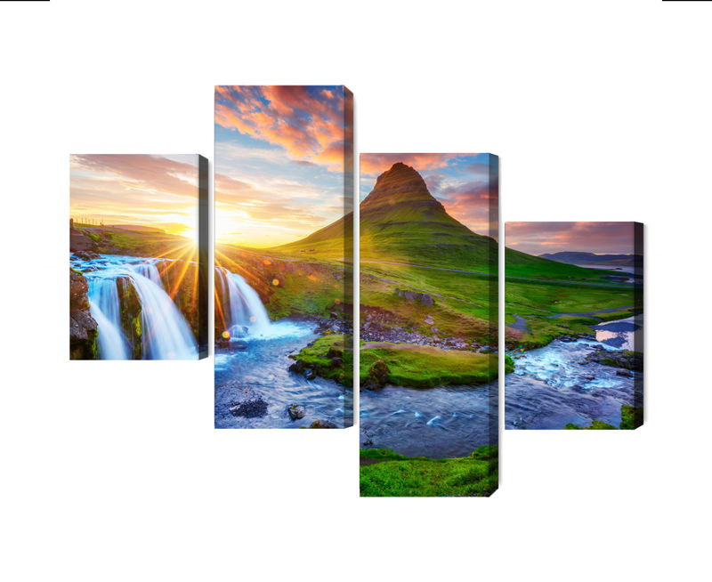 Ljuddämpande tavla - View of the kirkjufellsfoss