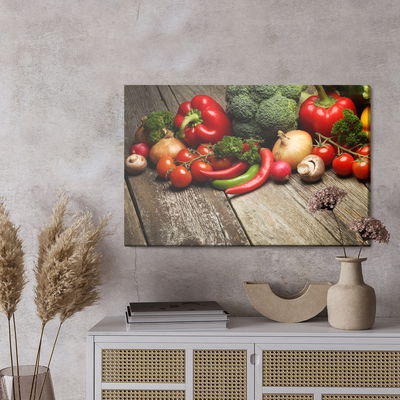 Ljuddämpande tavla - Vegetables for lunch