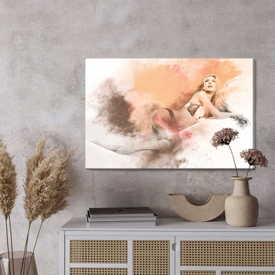 Ljuddämpande tavla - Woman in lingerie in sensual