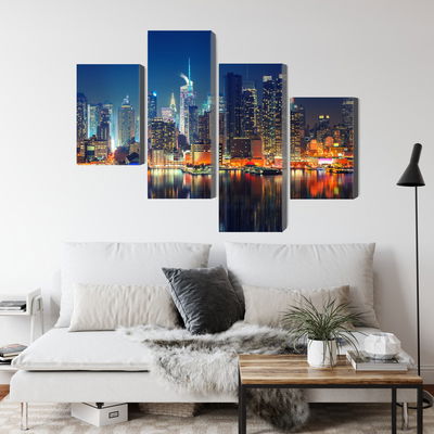 Ljuddämpande tavla - Panoramic view of manhattan