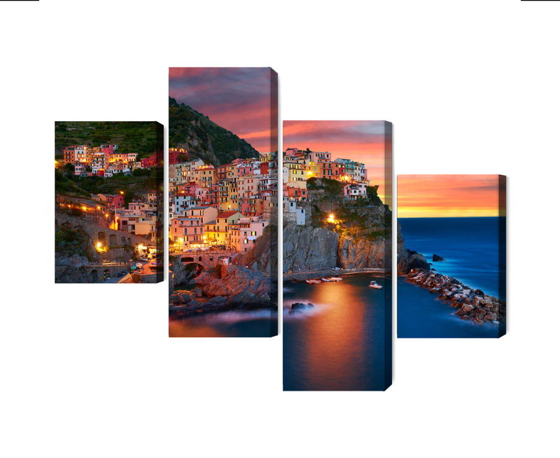 Ljuddämpande tavla - Manarola city in Italy