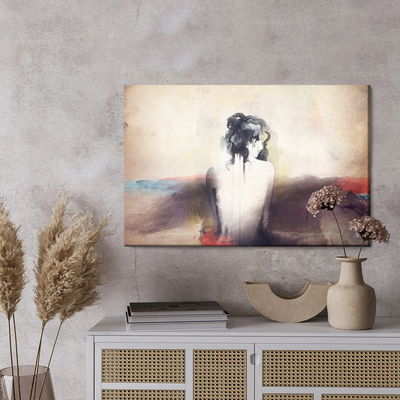 Ljuddämpande tavla - Abstract women’s portrait