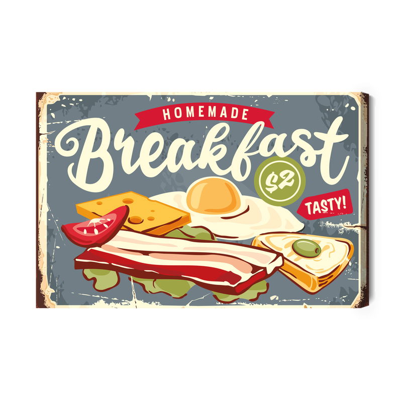 Ljuddämpande tavla - A nutritious breakfast