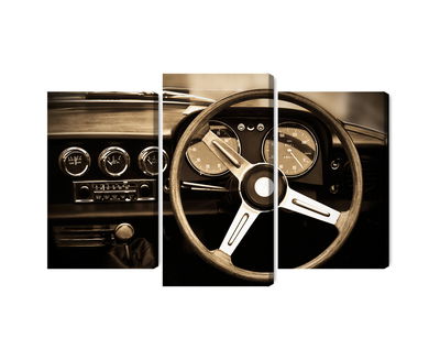 Ljuddämpande tavla - The dashboard of an antique