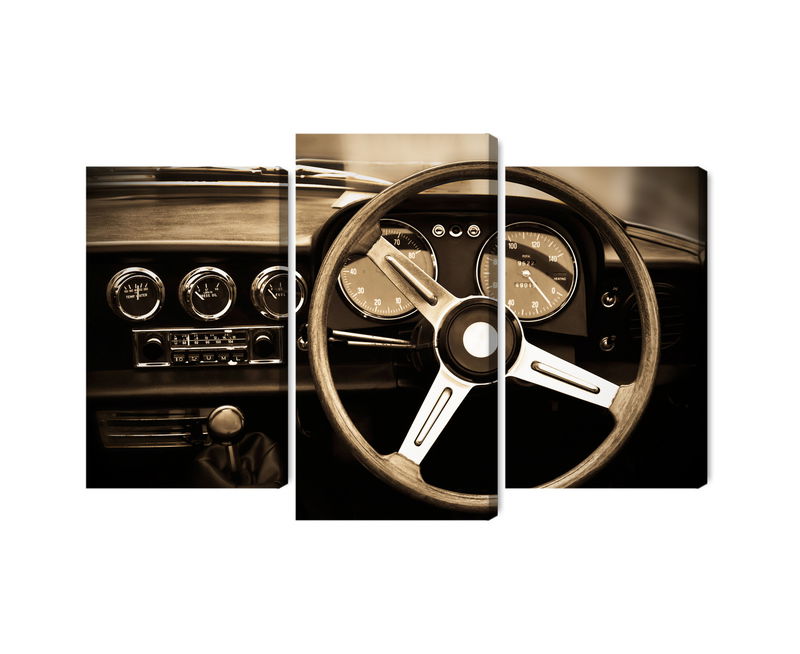 Ljuddämpande tavla - The dashboard of an antique