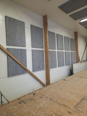 SilentDirect PES Wall Industrielle vægabsorberende paneler installeret i industribygninger