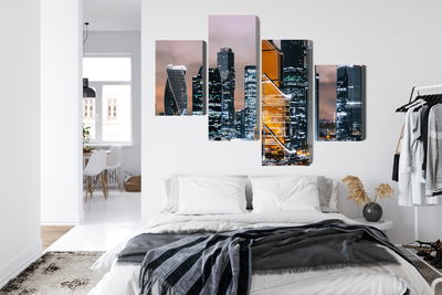 Ljuddämpande tavla - Panorama of moscow city