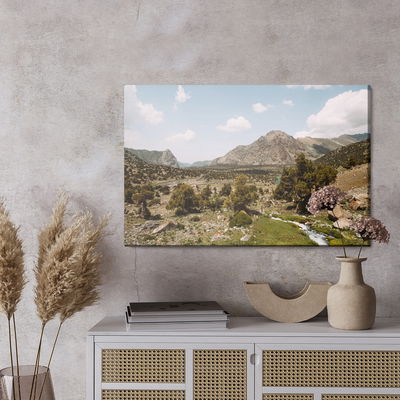 Ljuddämpande tavla - Beautiful 3d mountain