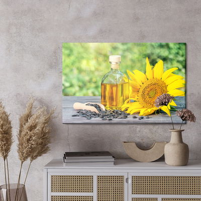 Ljuddämpande tavla - Sunflower with cores and oil
