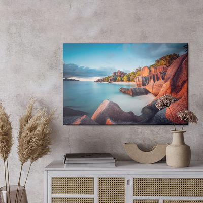 Ljuddämpande tavla - Anse source d'argent beach