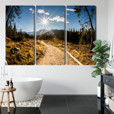 Ljuddämpande tavla - A sunny day in the tatras 3d