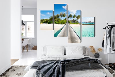 Ljuddämpande tavla - View of the tropical island