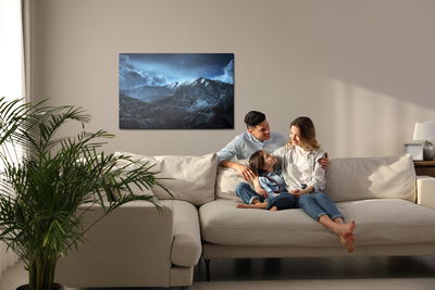 Ljuddämpande tavla - Picturesque mountain