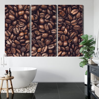 Ljuddämpande tavla - Roasted coffee beans