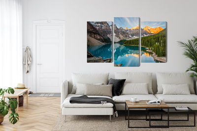 Ljuddämpande tavla - Canadian Moraine Lake 3d