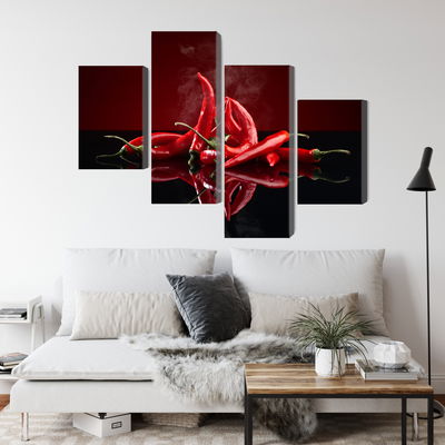 Ljuddämpande tavla - Red chili peppers