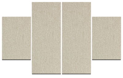 Ljudabsorbent till vägg - Wall 4-parts one