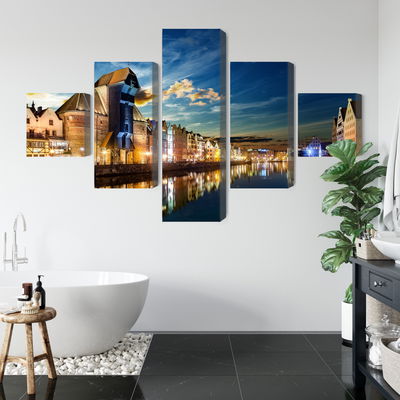 Ljuddämpande tavla - The gdansk wharf