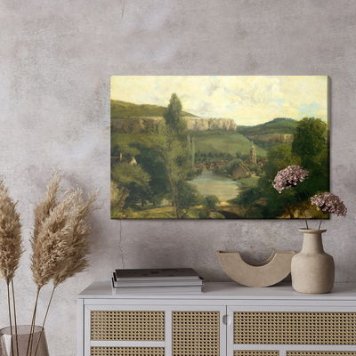 Ljuddämpande tavla - Gustave courbet "ornans