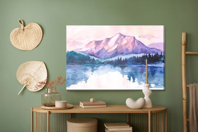 Ljuddämpande tavla - Picturesque mountain