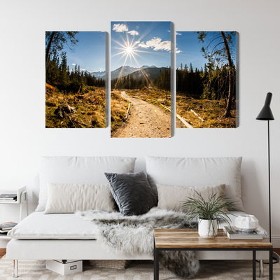 Ljuddämpande tavla - A sunny day in the tatras 3d