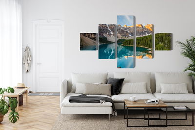 Ljuddämpande tavla - Canadian Moraine Lake 3d