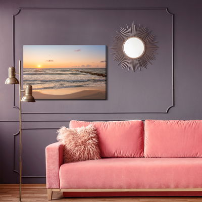 Ljuddämpande tavla - Low tide on the baltic sea