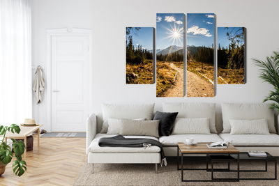 Ljuddämpande tavla - A sunny day in the tatras 3d