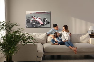 Ljuddämpande tavla - F1 racing car