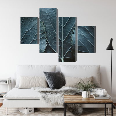 Ljuddämpande tavla - Leaves with a macro