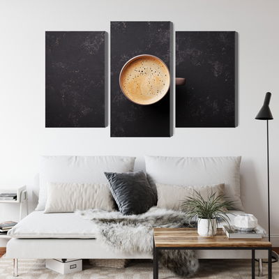 Ljuddämpande tavla - A cup of fresh coffee