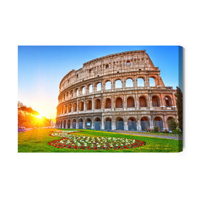 Ljuddämpande tavla - The Colosseum at sunrise 3d
