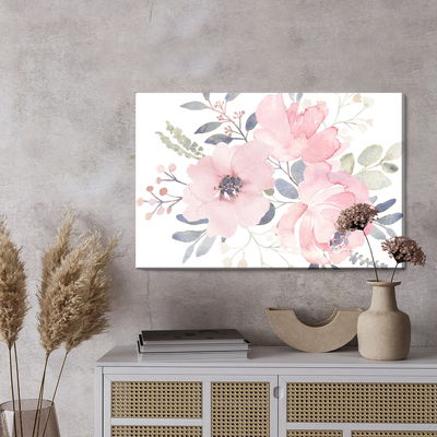 Ljuddämpande tavla - Rose flowers in pastel colors