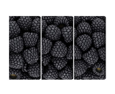 Ljuddämpande tavla - Blackberries on a macro scale