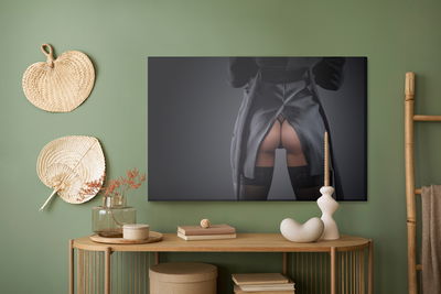 Ljuddämpande tavla - The woman in the bathrobe