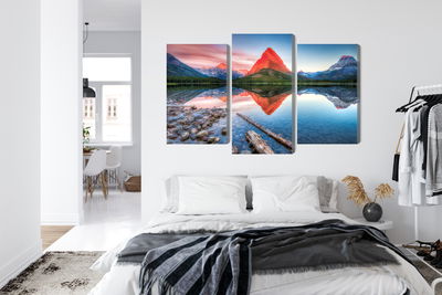 Ljuddämpande tavla - Swiftcurrent lake in the Usa