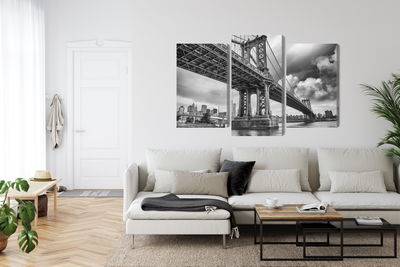 Ljuddämpande tavla - Manhattan bridge in New York