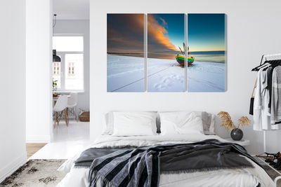 Ljuddämpande tavla - Fishing boat