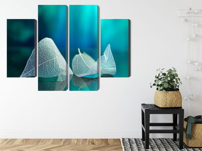 Ljuddämpande tavla - Delicate leaves close up