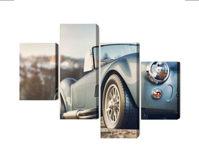 Ljuddämpande tavla - Classic retro car