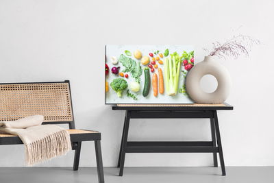 Ljuddämpande tavla - Fresh wet vegetables