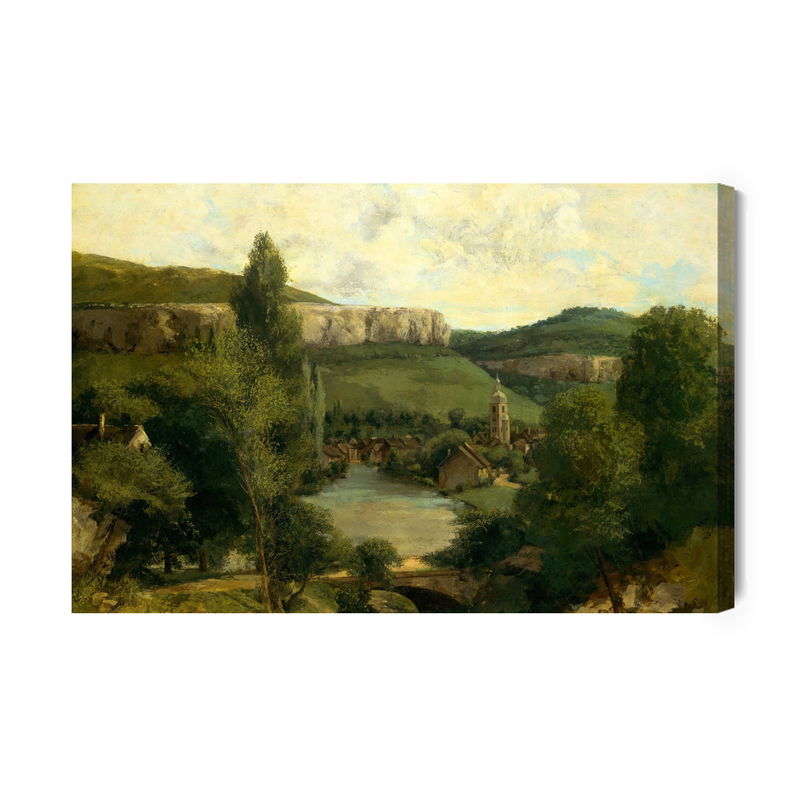 Ljuddämpande tavla - Gustave courbet "ornans