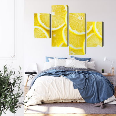 Ljuddämpande tavla - Lemon slices