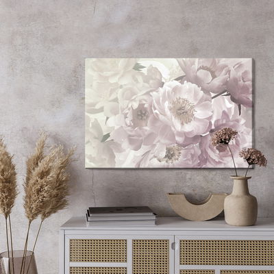 Ljuddämpande tavla - Nature with peony roses